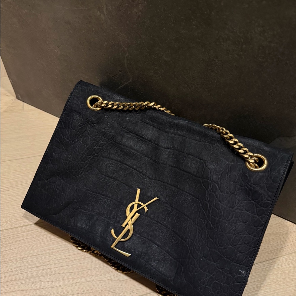 Yves Saint Laurent Black Reversible Kate Bag